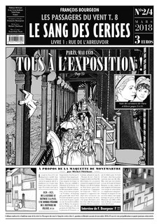 Front cover_Les passagers du vent, Vol. 8. Le sang des cerises, Vol. 1. Rue de l'abreuvoir : deuxième partie