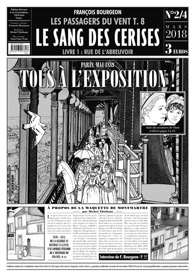 Front cover_Les passagers du vent, Vol. 8. Le sang des cerises, Vol. 1. Rue de l'abreuvoir : deuxième partie