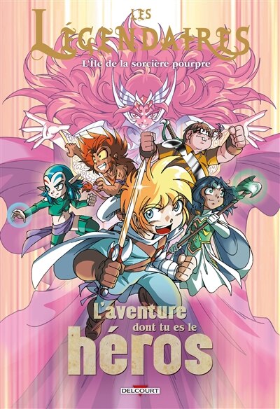 Front cover_Les Légendaires Tome 2 L'île De La Sorcière Pourpre