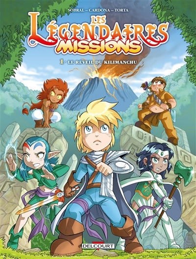 Couverture_Les Légendaires : missions Tome 1 Le réveil de Kilimanchu
