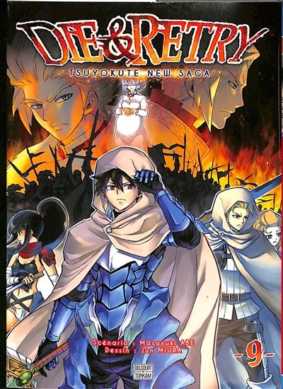 Front cover_Die & retry : tsuyokute new saga, Vol. 9
