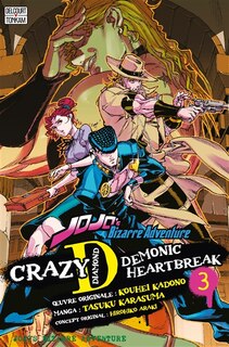 Front cover_Jojo's bizarre adventure : Crazy D : Demonic Heartbreak, Vol. 3