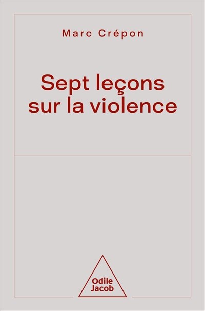 Couverture_Sept leçons sur la violence