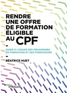 Front cover_Rendre une offre de formation éligible au CPF