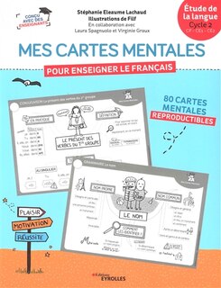 Mes cartes mentales pour enseigner le français: étude de la langue, cycle 2, CP, CE1, CE2