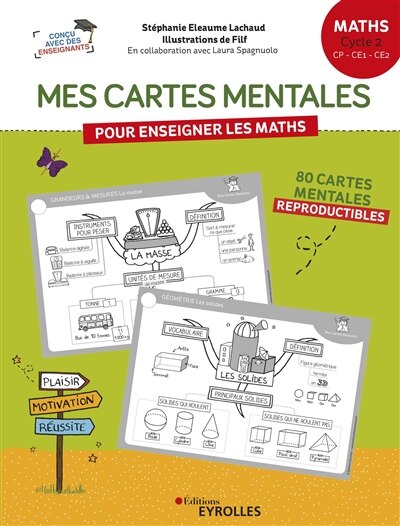Front cover_Mes cartes mentales pour enseigner les maths, cycle 2, CP, CE1, CE2