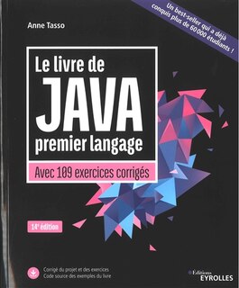 Front cover_Le livre de Java premier langage
