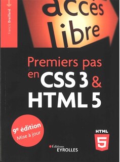 Front cover_Premiers pas en CSS3 & HTML5