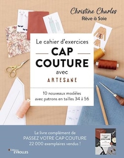 Couverture_Le cahier d'exercices CAP couture avec Artesane