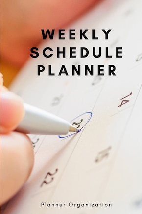 Weekly Schedule Planner - Weekly Planner For Productivity