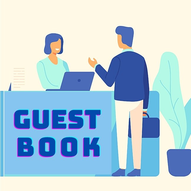 Couverture_Visitor Guest Book - Sign In Log Book For Vacation Rentals, Airbnb, Bed & Breakfast, Beach House, Guest House & More!
