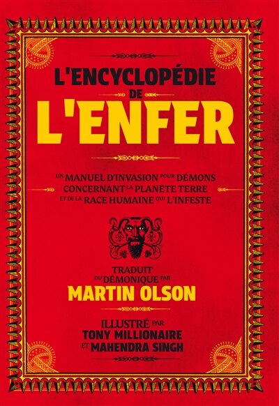 Couverture_L'encyclopédie de l'enfer : un manuel d'invasion pour démons concernant la planète Terre et de la race humaine qui l'infeste