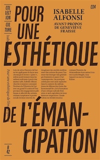 Front cover_Pour une esthétique de l'émancipation