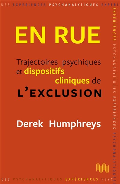 Front cover_En rue : trajectoires psychiques et dispositifs cliniques de l'exclusion