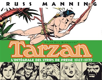 Couverture_Tarzan : L'intégrale Des Strips De Presse 1967-1979 - Coffret