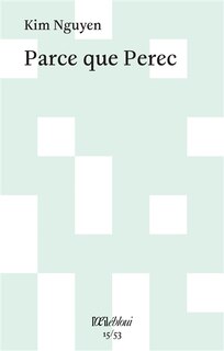 Front cover_Parce que Perec
