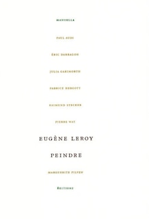 Front cover_Eugène Leroy : peindre