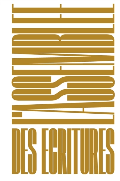 Couverture_L' assembl&eacute;e des &eacute;critures