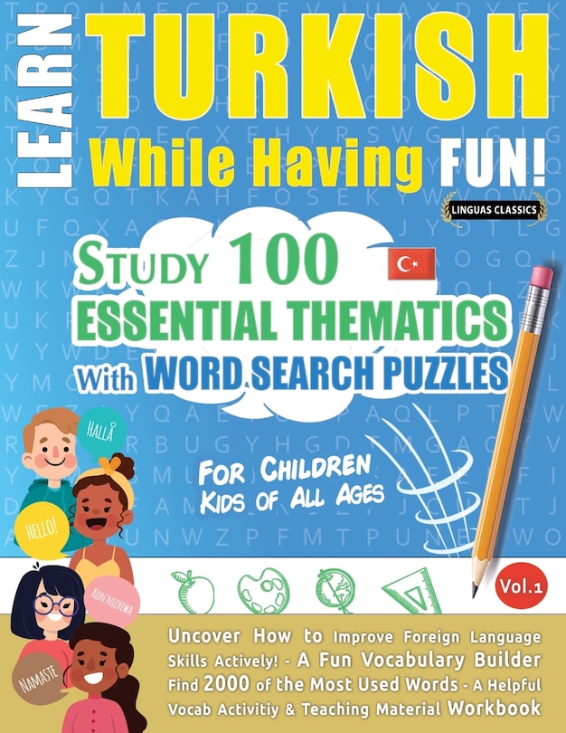 Front cover_Learn Turkish While Having Fun! - For Children