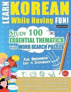 Front cover_Learn Korean While Having Fun! - For Beginners