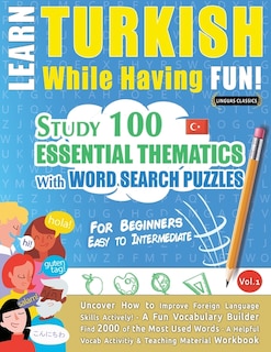 Couverture_Learn Turkish While Having Fun! - For Beginners