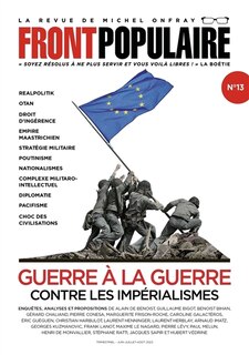 Couverture_Front populaire, n°13. Guerre à la guerre