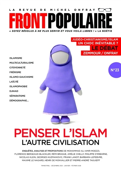 Couverture_Front populaire, n&deg;23. Penser l'islam : l'autre civilisation