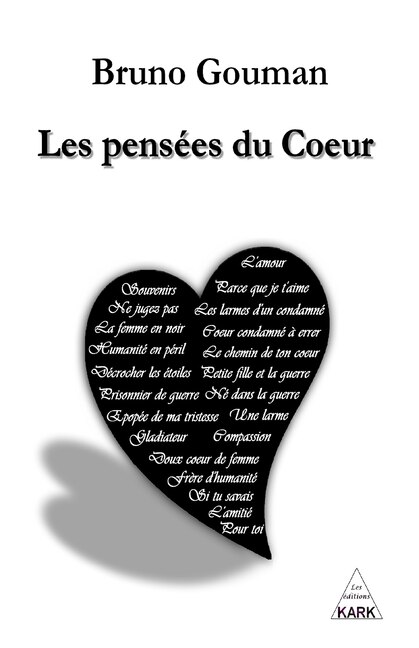 Les pensées du coeur: recueil de poésie