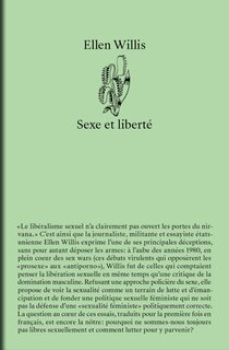 Front cover_Sexe et libert&eacute;