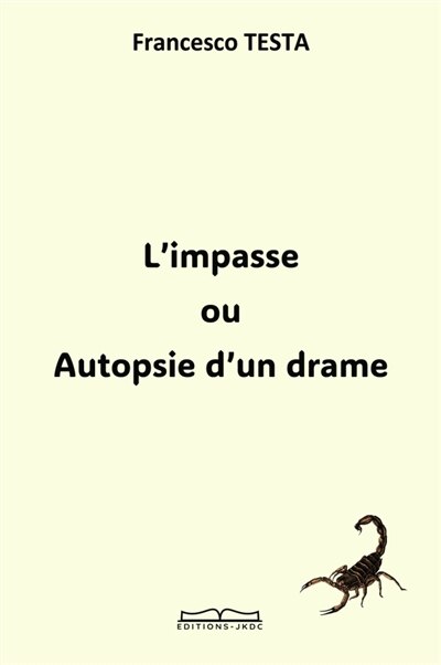 Front cover_L' IMPASSE ou Autopsie d'un drame