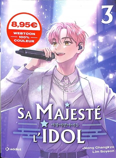 Front cover_Sa majest&eacute; l'idol, Vol. 3