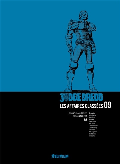 Couverture_Judge Dredd : les affaires classées, Vol. 9. 2000 AD progs 376-423 : années 2106-2107