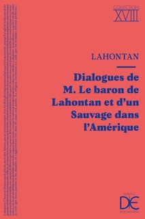 Couverture_Dialogues de M. le baron de Lahontan et d'un sauvage dans l'Amérique