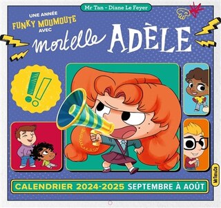 Couverture_Calendrier mural Mortelle Adèle (2024-2025)