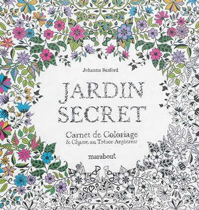 Couverture_Jardin secret Carnet de coloriage Édition collector