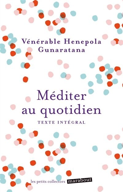 Front cover_Méditer au quotidien