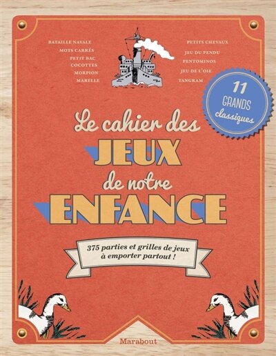 Front cover_Le cahier des jeux de notre enfance