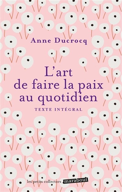 Front cover_L' art de faire la paix au quotidien