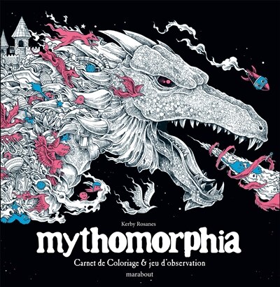 Couverture_Mythomorphia : carnet de coloriage & jeu d'observation