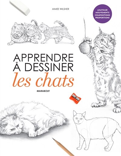 Couverture_Apprendre à dessiner les chats