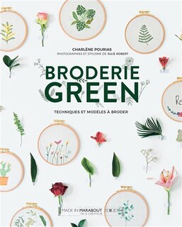 Front cover_Broderie green : techniques et modèles à broder