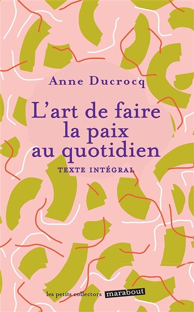 Front cover_L' art de faire la paix au quotidien