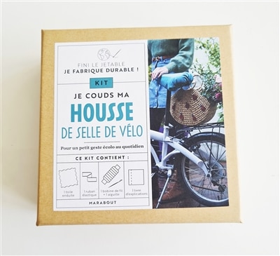 Couverture_Kit je couds ma housse de selle de vélo : pour un petit geste écolo au quotidien