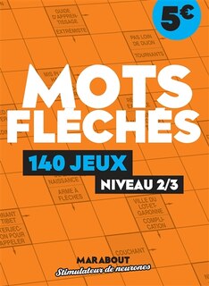 Couverture_Mots fléchés : 140 jeux, niveau 2-3
