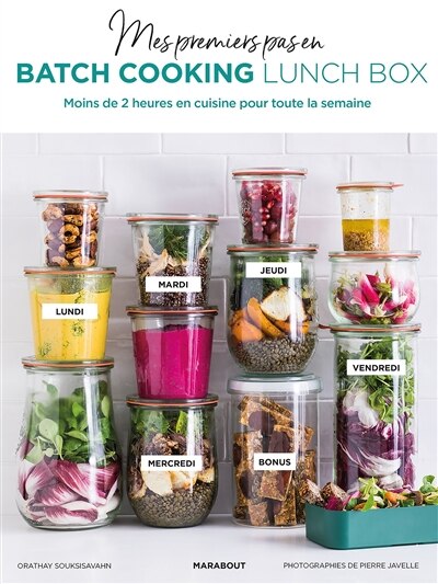 Couverture_Mes premiers pas en batch cooking, lunch box
