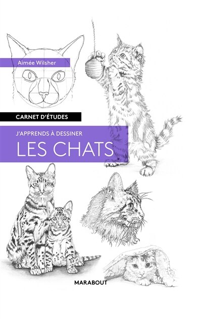 Couverture_J'apprends à dessiner les chats