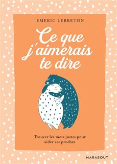 Front cover_Ce que j'aimerais te dire