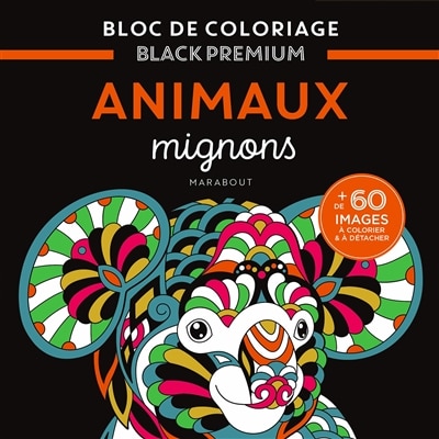 Couverture_Animaux mignons : bloc de coloriage