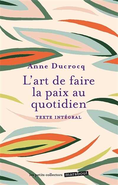 Front cover_L' art de faire la paix au quotidien