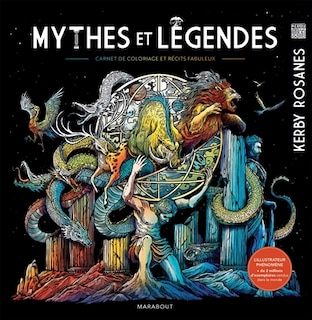 Couverture_Mythes et légendes : carnet de coloriage